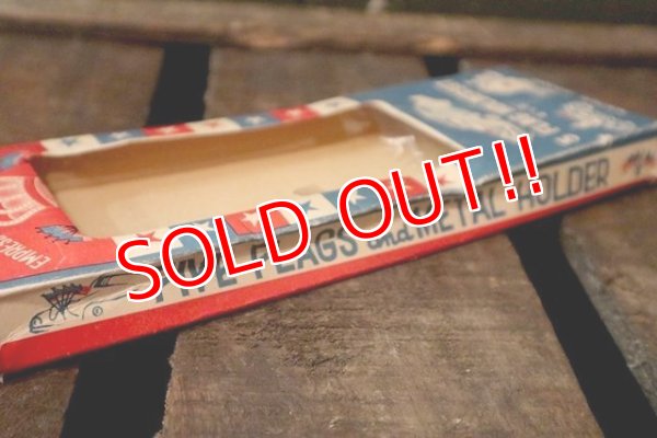 画像13: dp-180110-27 1970's〜U.S.A. mini Flag Holder Set