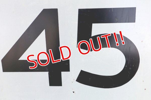 画像3: dp-180401-05 SPEED LIMIT 45 Road Sign