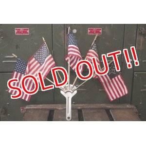 画像: dp-180110-27 1970's〜U.S.A. mini Flag Holder Set