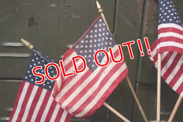 画像2: dp-180110-27 1970's〜U.S.A. mini Flag Holder Set