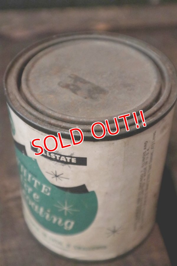画像3: dp-180501-22 Sears×Allstate / Vintage White Tire Coating Can