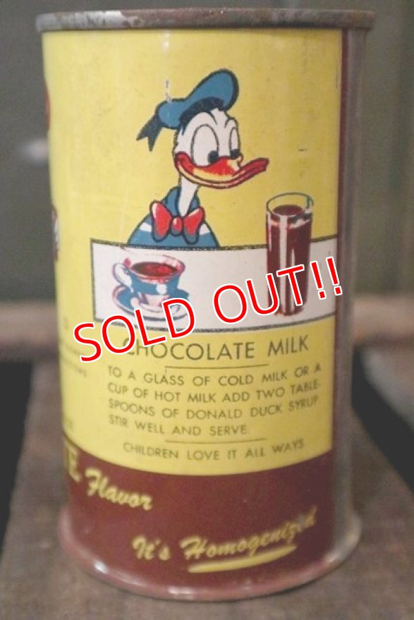 画像3: ct-180501-01 Donald Duck / 1940's Chocolate Syrup Can