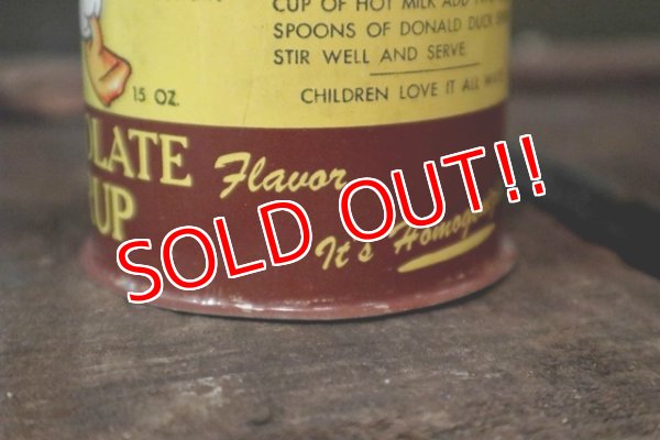 画像5: ct-180501-01 Donald Duck / 1940's Chocolate Syrup Can