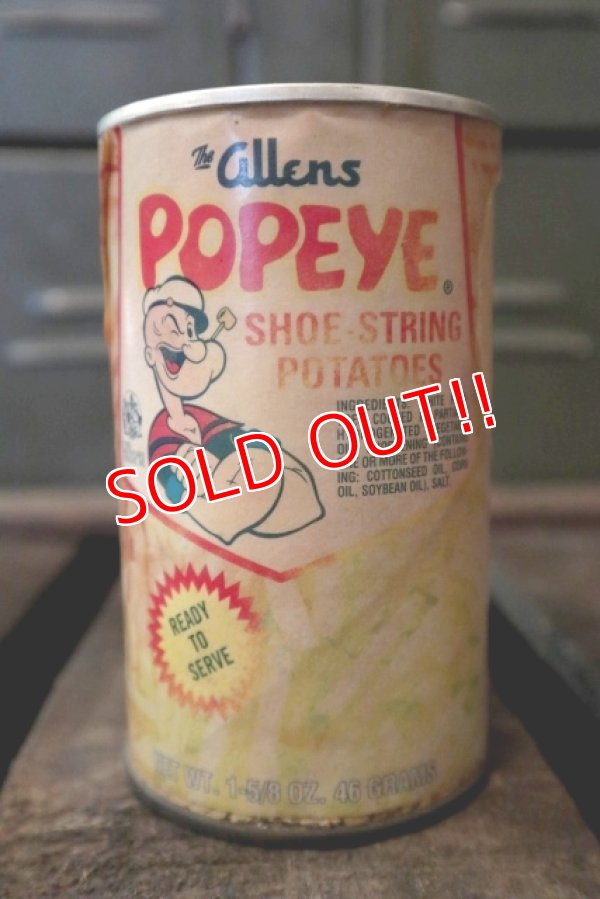 画像1: ct-180501-11 Popeye / The Allens 1990's Shoe-String Potatoes Can