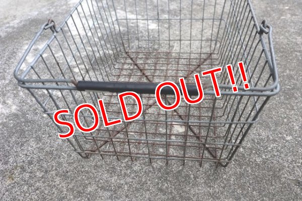 画像3: dp-180501-28 Vintage Wire Basket