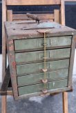 画像1: dp-180501-27 Vintage Parts Cabinet