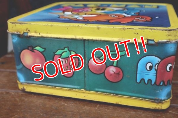 画像10: ct-140724-51 PAC-MAN / 1980's Metal Lunchbox