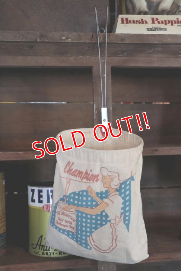 画像2: dp-180508-05 Vintage Champion Clothespin Bag