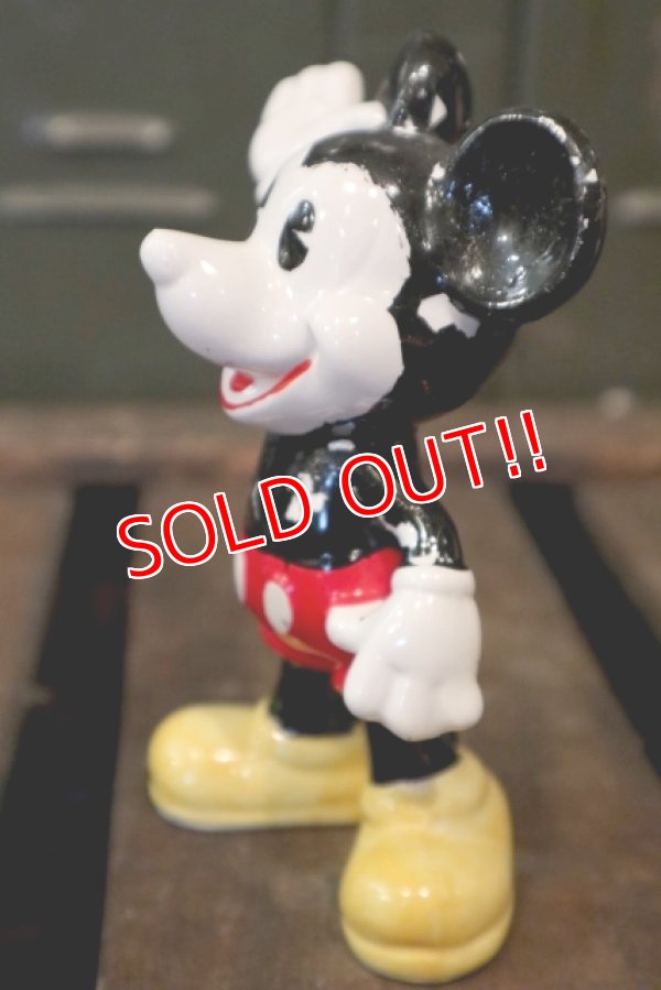 画像4: ct-150623-08 Mickey Mouse / 1970's-1980's Ceramic Figure