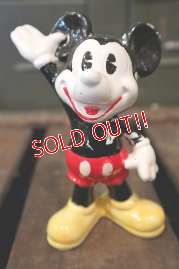 画像1: ct-150623-08 Mickey Mouse / 1970's-1980's Ceramic Figure