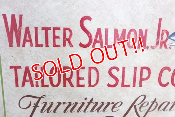 画像3: dp-180508-03 Walter Salmon Jr. Tailored Slip Covers Furniture Repairing Sign