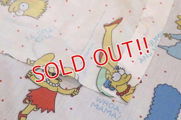画像9: ct-180514-28 the Simpsons / 1990's Flat Sheet (Twin)
