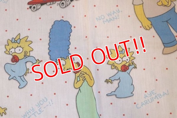 画像5: ct-180514-28 the Simpsons / 1990's Flat Sheet (Twin)