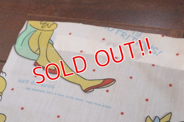 画像8: ct-180514-28 the Simpsons / 1990's Flat Sheet (Twin)