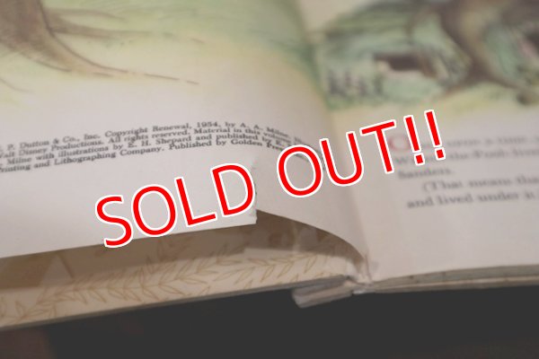 画像4: ct-180514-39 Winnie the Pooh / The Honey Tree 1960's Little Golden Book