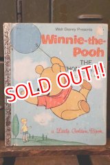 画像: ct-180514-39 Winnie the Pooh / The Honey Tree 1960's Little Golden Book