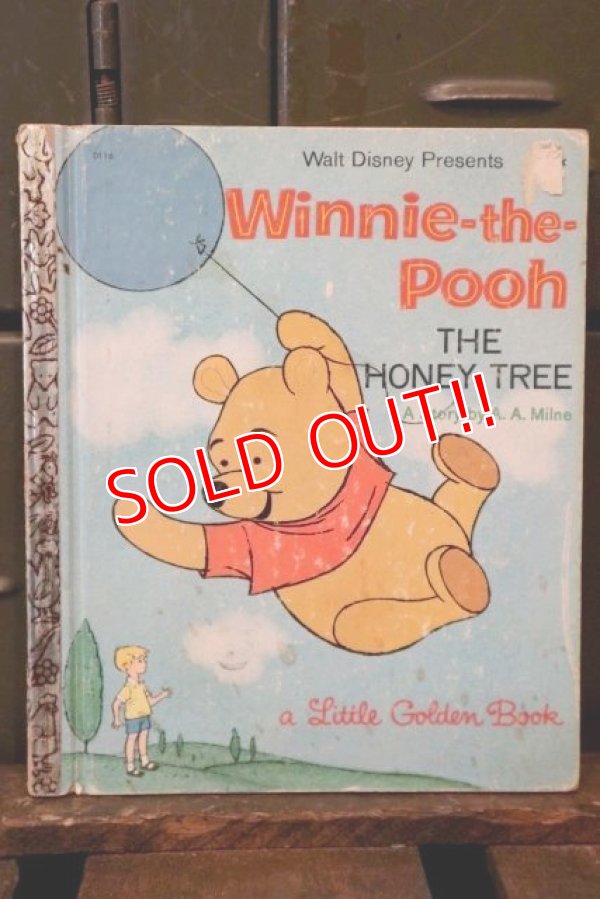 画像1: ct-180514-39 Winnie the Pooh / The Honey Tree 1960's Little Golden Book