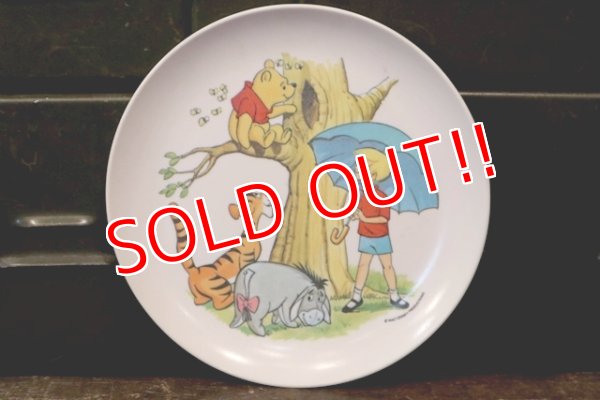 画像1: ct-180514-01 Winnie the Pooh / 1970's Plastic Plate