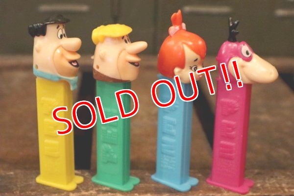 画像4: pz-161001-01 The Flintstones / 1990's PEZ Dispenser Set of 4