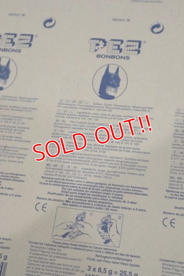 画像5: pz-160901-151 PEZ / 1990's Blister Sheet "Batman and Robin"