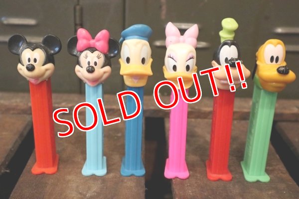 画像1: pz-130917-04 Disney Characters / 1990's PEZ Dispenser set of 6