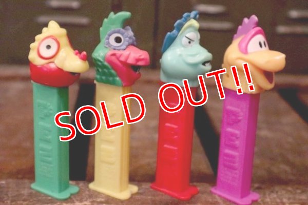 画像4: pz-130917-04 PEZ-A-SAURS / 1990's PEZ Dispenser set of 4