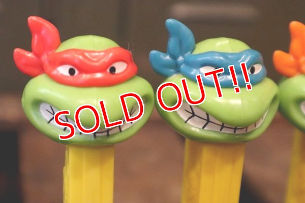 画像2: pz-130917-04 Teenage Mutant Ninja Turtles / 1990's PEZ Dispenser Set of 4 (Angry)