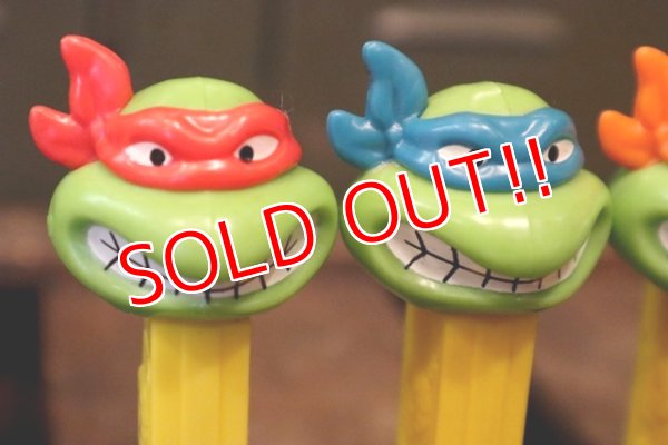 画像2: pz-130917-04 Teenage Mutant Ninja Turtles / 1990's PEZ Dispenser Set of 4 (Angry)