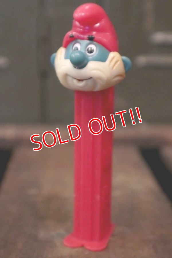 画像1: pz-160901-151 Papa Smurf / PAT3.9 Thin Feet PEZ Dispenser