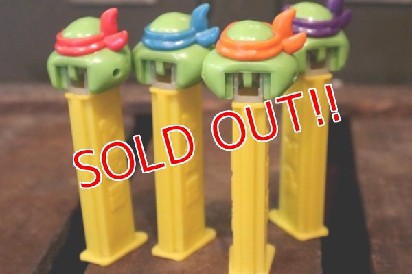 画像5: pz-130917-04 Teenage Mutant Ninja Turtles / 1990's PEZ Dispenser Set of 4 (Angry)