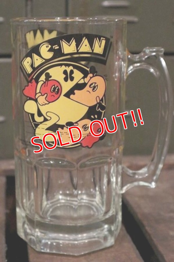 画像1: ct-180514-59 PAC-MAN / 1980's Beer Mug (Large)