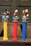 画像1: pz-130917-04 Mickey Mouse / PEZ Candy Inc.80th Anniversary Dispenser set of 3