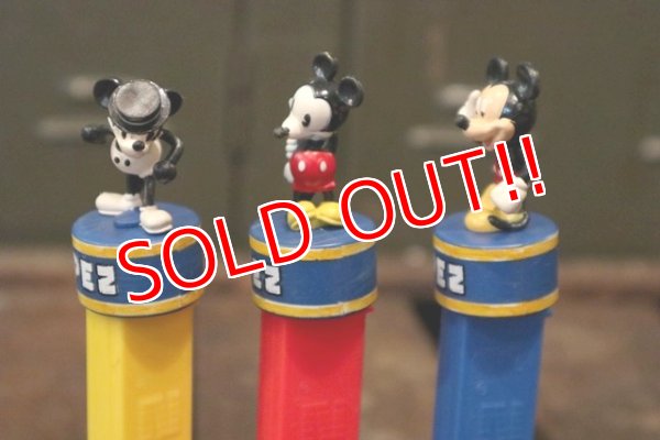 画像5: pz-130917-04 Mickey Mouse / PEZ Candy Inc.80th Anniversary Dispenser set of 3