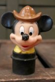 画像1: ct-141014-35 Mickey Mouse / Unknown Cowboy Head Squeaky