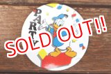 画像: ct-180514-10 Donald Duck / 1990's Pinback "PARTY"