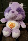 画像1: ct-150720-09 Care Bears / 1980's Cousins Bright Heart Raccoon Plush Doll