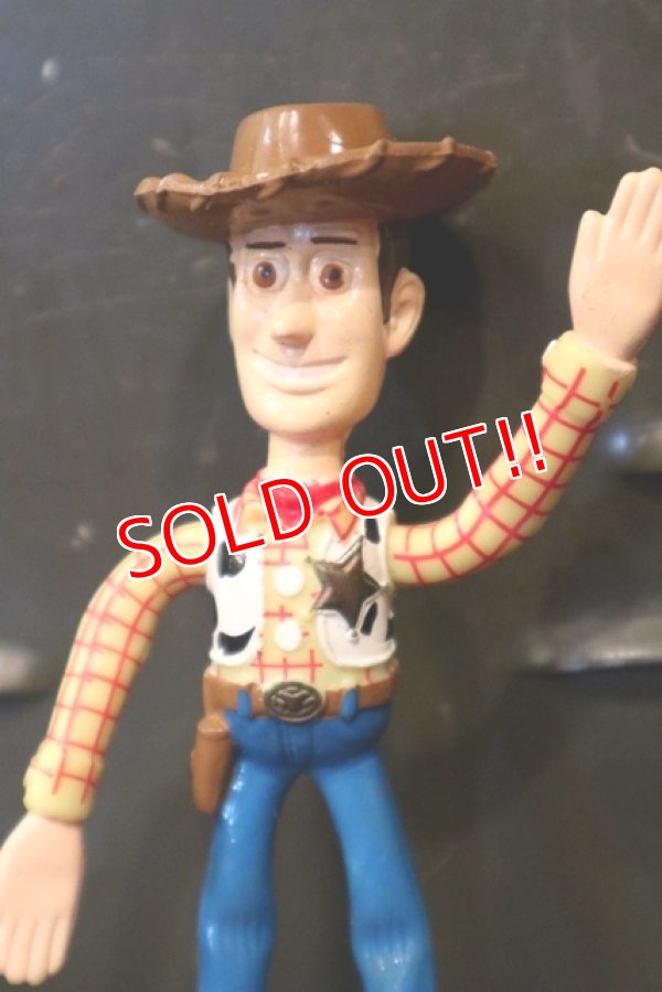 画像2: ct-150217-22 TOY STORY / Woody 1990's Think Way Bendable Figure