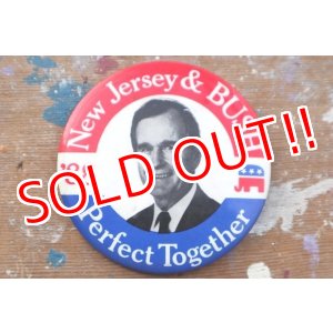 画像: pb-160901-145 New Jersey & Bush / Vintage Pinback