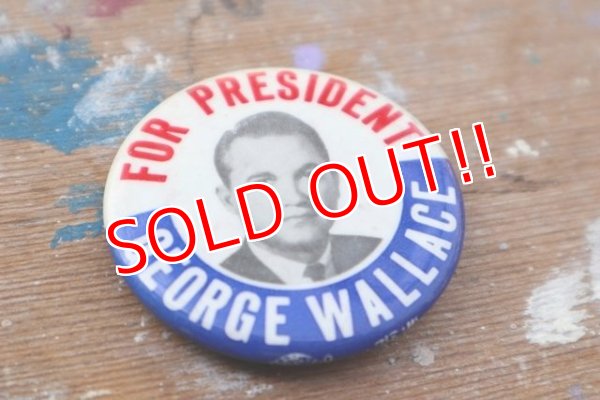 画像2: pb-160901-145 George Wallace For President / Vintage Pinback