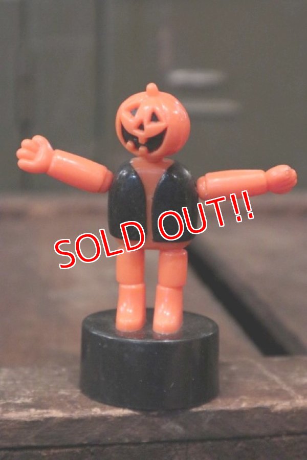 画像1: ct-180514-57 Jack-o'- Lantern / Vintage Push Puppet