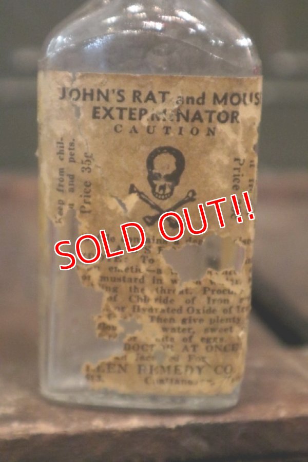 画像2: dp-180508-17 Vintage Poison Bottle