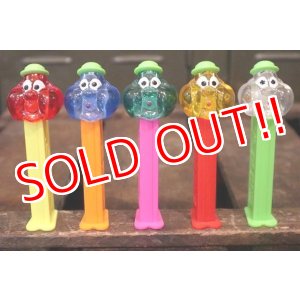 画像: pz-130917-04 Crystal Bubbleman / PEZ Dispenser Set