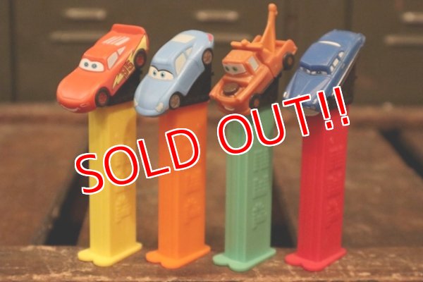 画像1: pz-130917-04 Cars / PEZ Dispenser Set