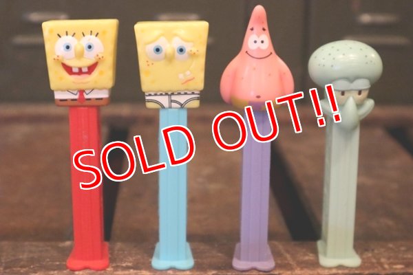 画像1: pz-130917-04 Spongebob / PEZ Dispenser Set