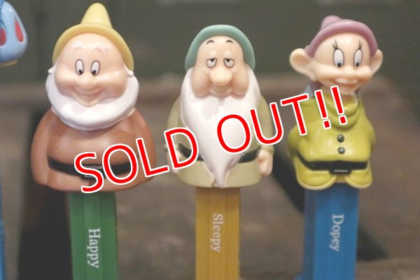画像3: pz-130917-04 Snow White & 7 Dwarfs / PEZ Dispenser Set