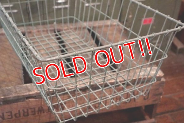 画像5: dp-180508-40 Vintage Metal Wire Basket