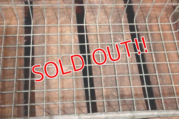 画像4: dp-180508-40 Vintage Metal Wire Basket