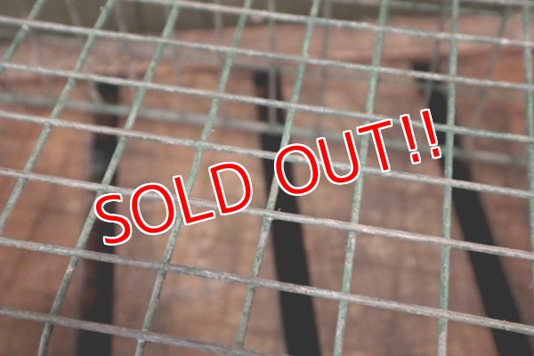 画像6: dp-180508-40 Vintage Metal Wire Basket