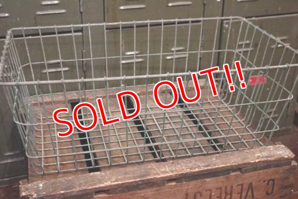 画像3: dp-180508-40 Vintage Metal Wire Basket