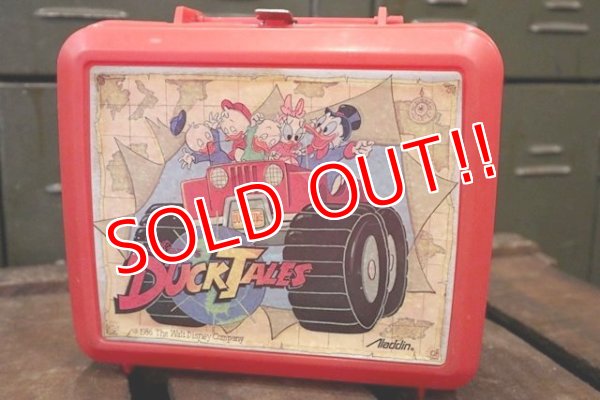 画像1: ct-180601-13 Duck Tales / Aladdin 1980's Plastic Lunchbox